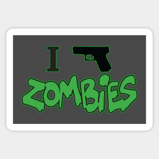 I Shoot Zombies Sticker